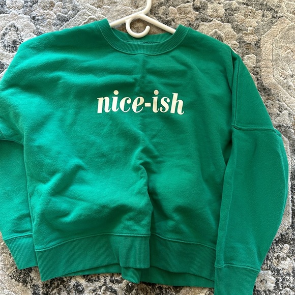 Aerie “Nice-ish” Crew Neck Sweatshirt - Picture 5 of 7